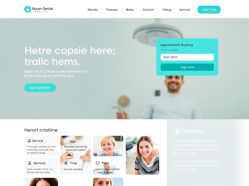 Dental Clinic website screenshot